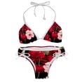 thumbnail image 1 of Cherry Detachable Sponge Adjustable Strap Bikini Set Two-Pack Swimsuit Women Bikini Sets, 1 of 6