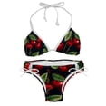 thumbnail image 1 of Cherry Detachable Sponge Adjustable Strap Bikini Set Two-Pack Swimsuits for Women, 1 of 6
