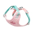 thumbnail image 1 of Cherry Embroidered Dog Harness, Lightweight Breathable Pet Vest Harness for Small Dogs, Adjustable Strap Harness for Walking and Outdoor Activities,Pink,XS, 1 of 3