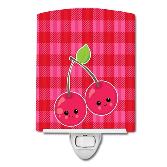 Cherry Faces Ceramic Night Light