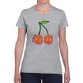 thumbnail image 1 of Cherry Fashion Slogan T-Shirt Women -Image by Shutterstock, Female 3X-Large, 1 of 4