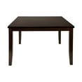 thumbnail image 1 of Cherry Finish Counter Height Dining Table - Mango Wood, Transitional Style, Extendable Leaf, 54" - Perfect for Kitchen or Dining Room, 1 of 10