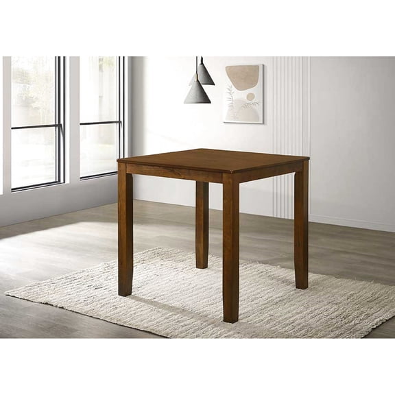 Cherry Finish - Seats 4 People - Dining Room - Strong and Durable Square Table