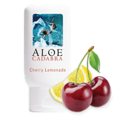 Cherry Flavored Lube with a Splash of Lemonade Personal Lubricant Natural Feel 2.5 oz, by Aloe Cadabra
