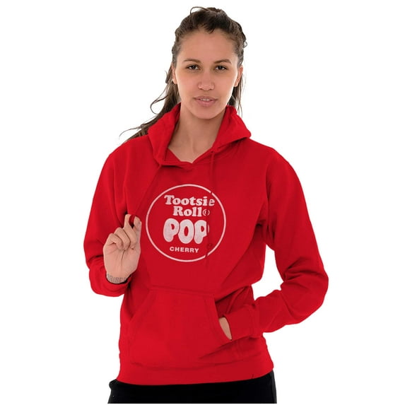 Cherry-Flavored Tootsie Roll Pop Unisex Plus Size Hoodie Brisco Brands 2X