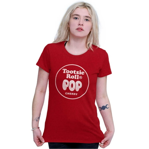 Cherry-Flavored Tootsie Roll Pop Women's Plus Size Shirt Brisco Brands 3X