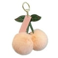 thumbnail image 1 of Cherry Fruit Plush Keychain, Cute Backpack Decoration Pendant, Durable Metal Buckle Accessory - Perfect Gift for Friends and Family, Stylish Organizing Keychain for Everyday Use, 1 of 6