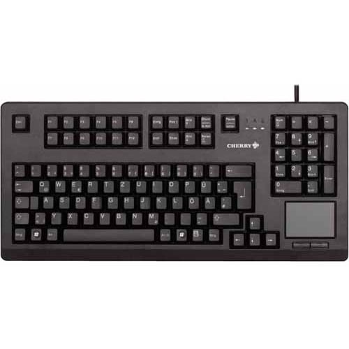 Cherry G80-11900 Series Compact Keyboard - PS/2 - QWERTY - 104 Keys - Black - English (US)