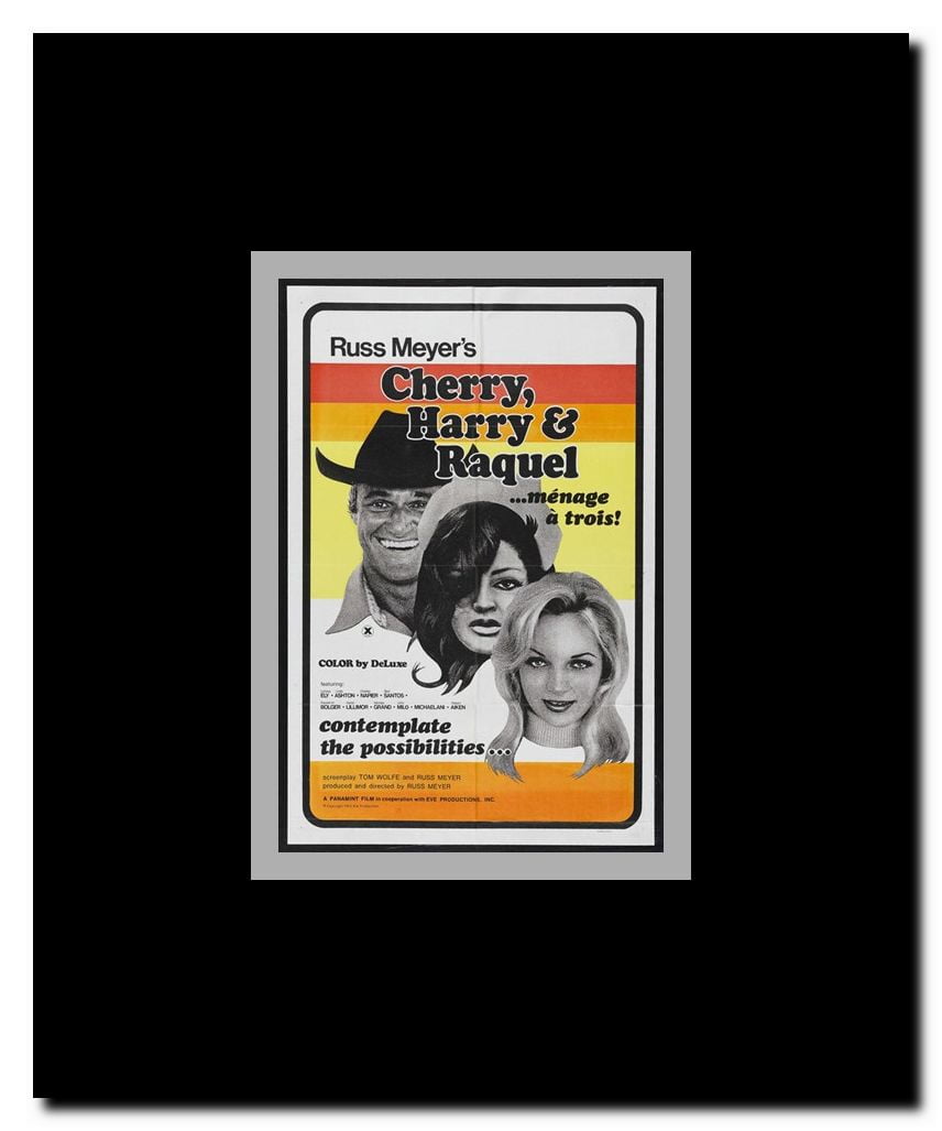 Cherry Harry and Raquel! Framed Movie Poster