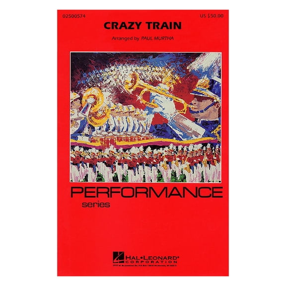 Cherry Lane Crazy Train Marching Band Level 3 Arranged by Paul Murtha