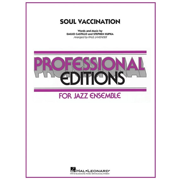 Soul Vaccination Jazz Band Level 5-6 by Tower Of Power Arranged by Paul Lavender