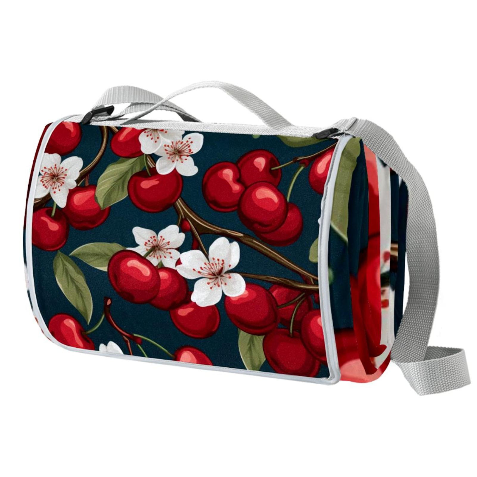 Cherry Large Picnic Mat for Outdoor Activities & Beach Trips Durable