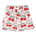 thumbnail image 1 of Cherry Love Pattern Swim Trunks Quick Dry Beach Pool Board Shorts Lightweight Stylish Print Sizes 2T to XL, 1 of 8