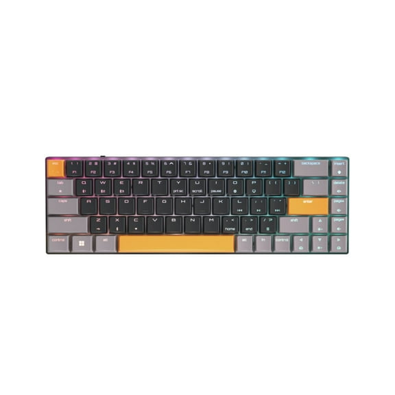 CHERRY MX-LP 2.1, WIRELESS, Bluetooth, MX LOW PROFILE SPEED RGB SWITCH, Black, For Office and Gaming (g80-3860lvaus-2)