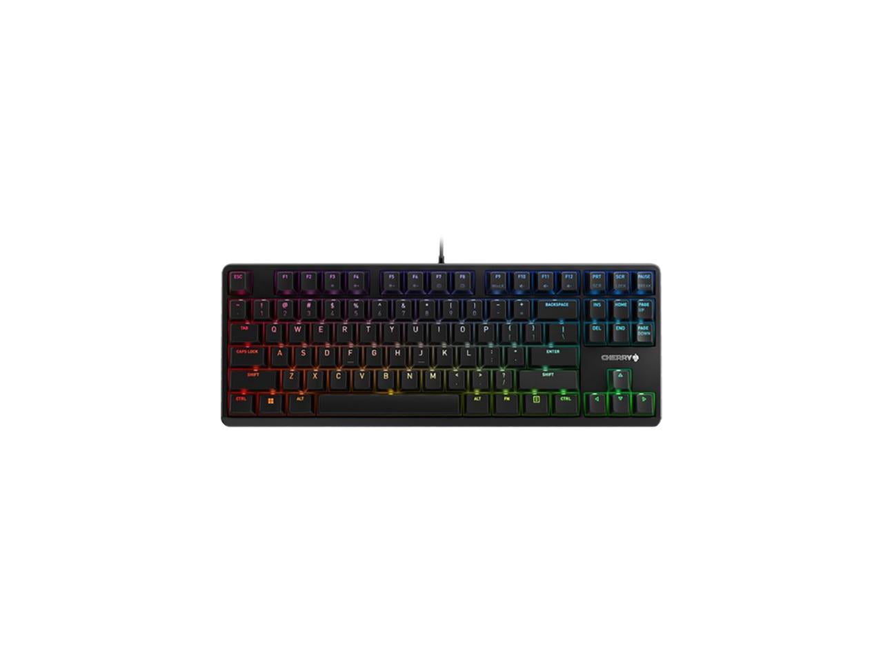 Mose Drivkraft robot Cherry MX RGB Mechanical Keyboard with MX Red Silent Gold-Crosspoint Key  switches for typists, Programmers, Creator, Coder, Work in The Office or at  Home G80-3000N RGB (TenKeyLess (TKL) - Walmart.com