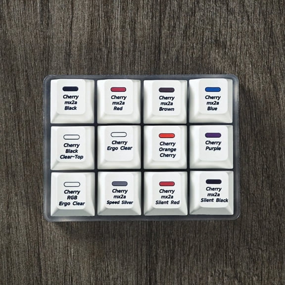 Cherry MX2A Key Switch Tester 12-Key Mechanical Keyboard Sampler Switch Testing Tool for Mechanical Keyboard