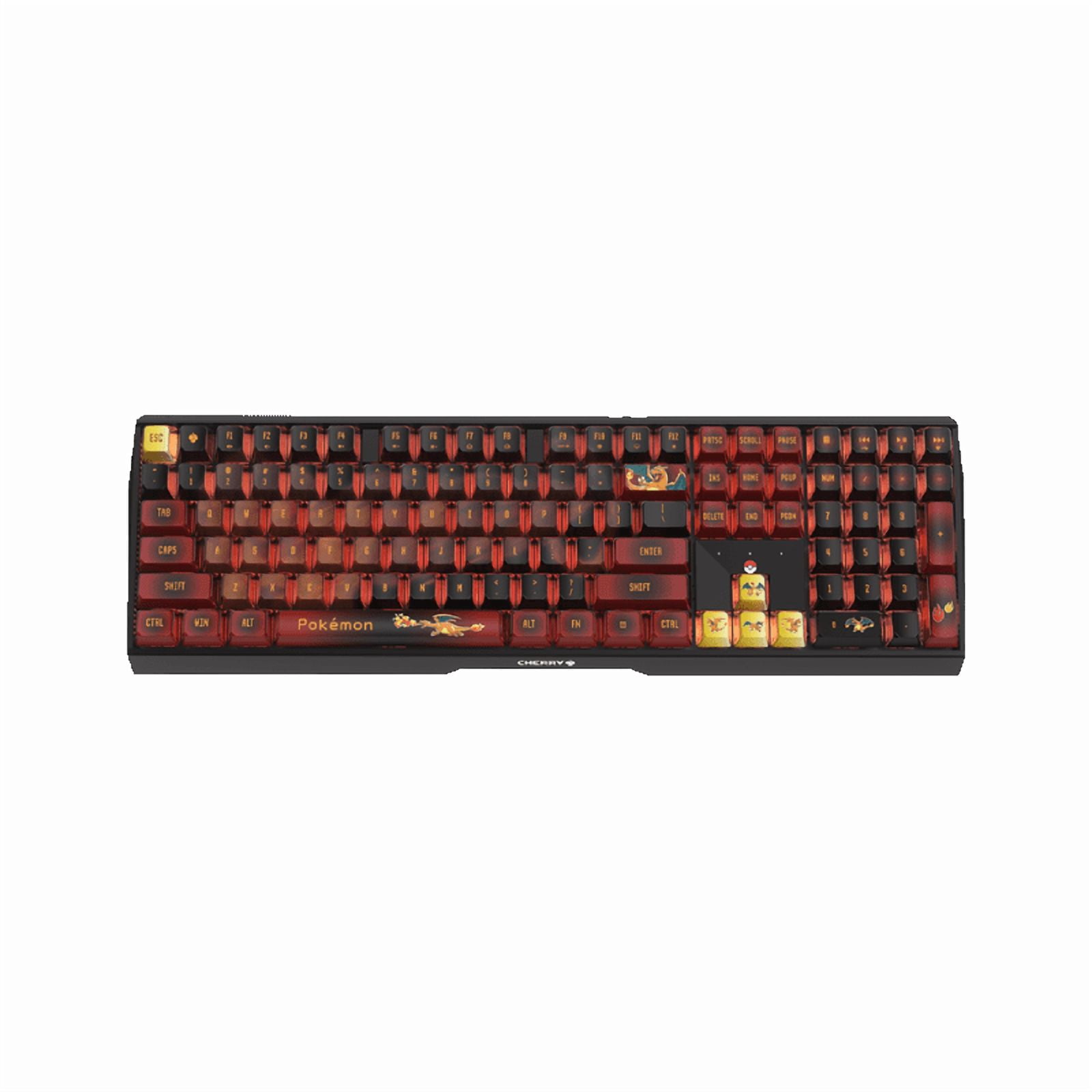 Cherry MX3.0S RGB Wireless Bluetooth Tablet Keyboard for Pokémon collaboration-Tea Switch 108-key full-size Game keyboard