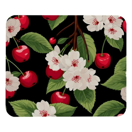 Cherry Mouse Pad, Smooth Mouse Mat, Computer Mouse-pad for Wireless Mouse
