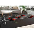 thumbnail image 1 of Cherry and Music Notes Rugs, Modern Rugs, Kitchen Rug, Music Rug, Wedding Rug, Cool Rug, 3D Printeds Rug, Salon Decor Rug, Gift For Him, 2.3'x3.3' - 70x110 cm, 1 of 5