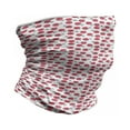 thumbnail image 1 of Cherry Neck Gaiter, Simplistic Red Berry Pattern, Unisex, Dark Coral Charcoal Grey, by Ambesonne, 1 of 3