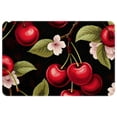 thumbnail image 1 of Cherry Non-Slip Polyester Indoor/Outdoor Carpet Game Mat Bath Rugs Machine Washable, 1 of 6