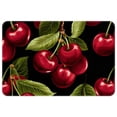 thumbnail image 1 of Cherry Non-Slip Polyester Office Mat, Door Rug, Indoor Mat - Machine Washable, 1 of 6