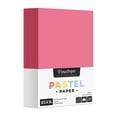 thumbnail image 1 of Cherry Pastel Color Paper – Great for Arts and Crafts and Stationery Printing – 8.5 x 14" (Menu/Legal Size) – 20lb Bond / 50lb Text / 75GSM – Copy, Writing and Printer Paper – 500 Sheets per Pack, 1 of 4