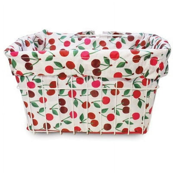 Cherry Pie Bicycle Basket Liner