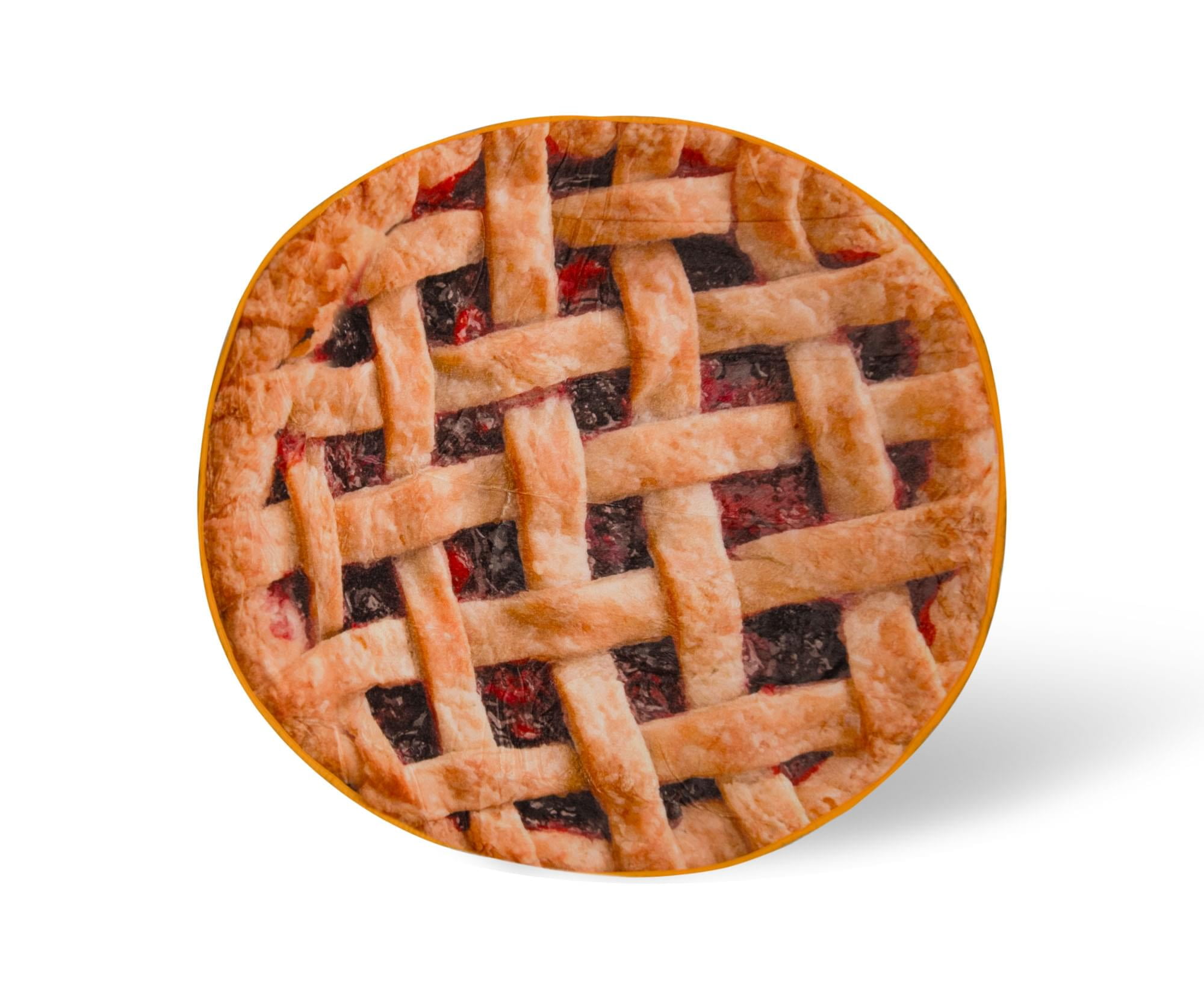 Cherry Pie Round Fleece Throw Blanket for Babies, 60 Inches