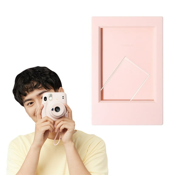 Cherry Pink Mini 3 Inch Classic Instant Photo Frame, Desktop Ornament Photocard Display, By Meiiso, Large Inventory!