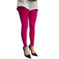 thumbnail image 1 of Cherry Pink Opaque Footless Tights for Women, 1 of 5