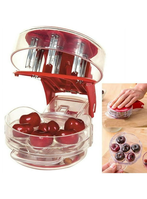 Cherry Pitter,EECOO Cheery Cherries Pitter Seed Removing Tool Home Office Travel Fruit Stone Extractor Seed Remover Cherry Pitter