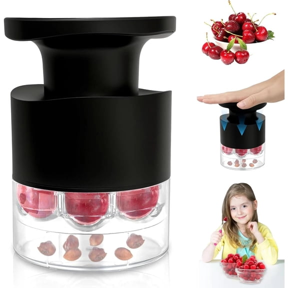 Cherry Pitter Multiple, Quick Release Multi Cherries Stoner Pitter 7-In-1, Push
