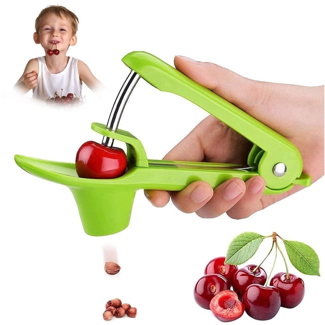 Cherry Pitter Pit Remover, Heavy Duty with Space Saving Lock Design ...