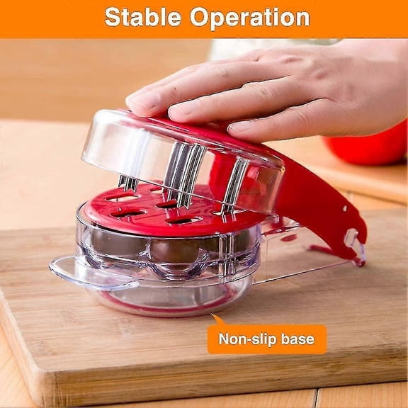Cherry Pitter Stoner Seed And Olive Tool Remover Professional Cherry Stone Remover With Pits And Juice Container 6 Cherries For Making Cherry Pie And