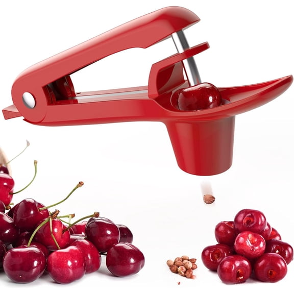 Cherry Pitter Tool Cherries Corer Pitter Tool Stainless Steel Fruit Pit Remover for Cherry Jam with Lock Design