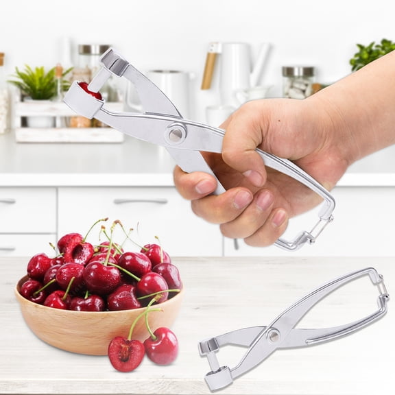 Cherry Pitter Tool Olive Seed Core Remover Cutter Heavy Duty Handheld Fruit Stone Remover Stainless Steel Sharp Blade Kitchen Gadget for Baking Pie Home