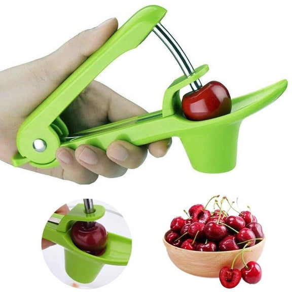 Cherry Pitters Tool Cherry Pitter Stoner Olive Pitters Tool Cherry Pitter Core Remover with ABS Cover Stainless Steel Construction Space-Saving Lock Design