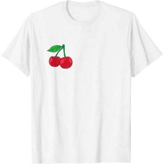 Cherry Pocket | Fruit Lover Sweet Bomb Farmer Red Cherries T-Shirt100% cotton