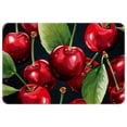 thumbnail image 1 of Cherry Polyester Non-Slip Machine Washable Bath Rug Door Carpet Chair Rug, 1 of 6