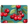 thumbnail image 1 of Cherry Polyester Non-Slip Machine Washable Door Rugs Indoor Rug Game Mat, 1 of 6
