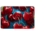 thumbnail image 1 of Cherry Polyester Non-Slip Machine Washable Office Mat - Door Mat Chair Rugs Door Mats, 1 of 6