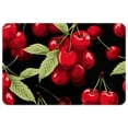 thumbnail image 1 of Cherry Polyester Non-Slip Machine Washable Office Rug Door Rug Floor Mats, 1 of 6