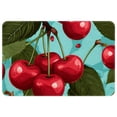 thumbnail image 1 of Cherry Polyester Non-Slip Machine Washable Outdoor Carpet Door Mat - Door Rug - Door Rugs, 1 of 6