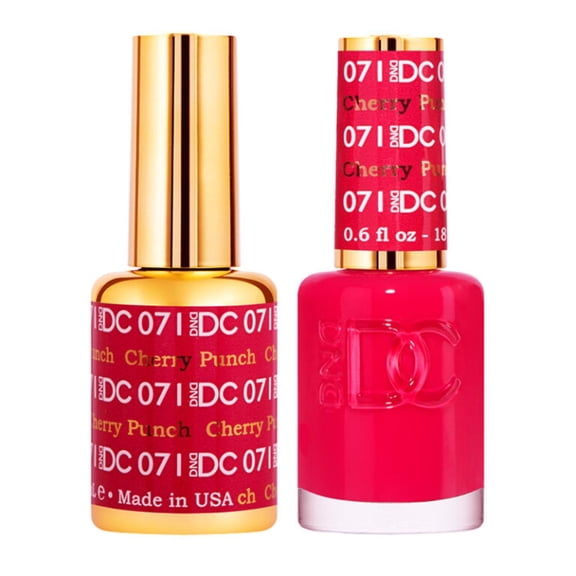 Cherry Punch #071 & Matching Polish Set - DND Gel & Lacquer