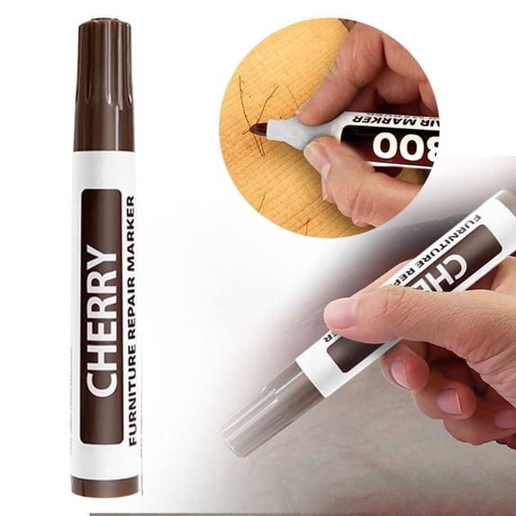 Cherry Red Furniture Repair Wood Cabinet Floor Touch Up Markers Scratch Filler Remover