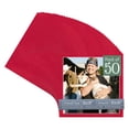 thumbnail image 1 of Cherry Red Suede Picture Frame Mat for 18x18 Frames - Fits 16x16 Photos - 50 Mats, 1 of 7