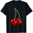 thumbnail image 1 of Cherry Rockabilly Retro Vintage Design T-Shirt, 1 of 5