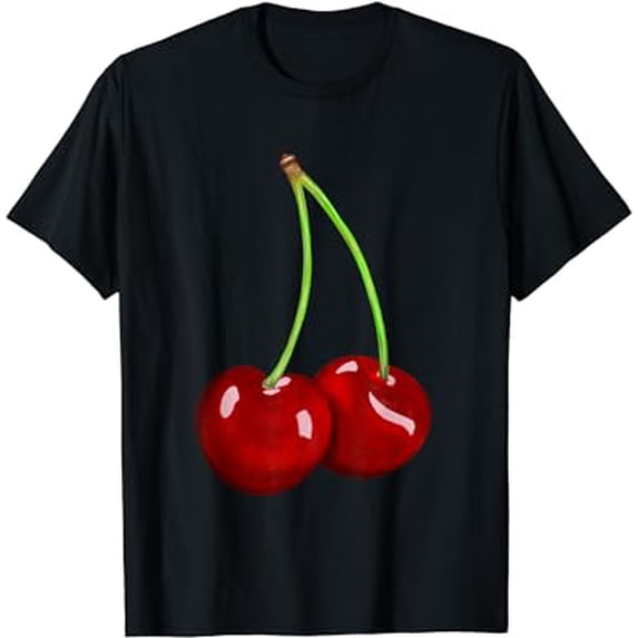 Cherry Rockabilly Retro Vintage Design T-Shirt