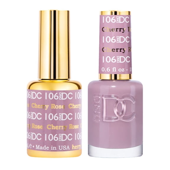 Cherry Rose #106 & Matching Polish Set - DND Gel & Lacquer
